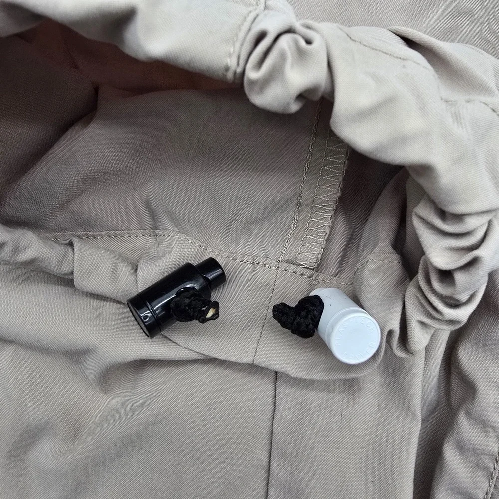 Patagonia Mens Size 36 Nylon Hiking Cargo Pants Tan Cuffed Hem Outdoor